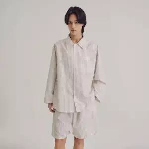 [갤러리아] [오르시떼] 남녀공용 H319 프라터그레이 긴소매+5부팬츠 파자마 세트