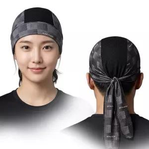 고급 KTS-x9 쿨 두건 메쉬 스판 여름용 패션 자외선차단 등산 낚시 자전거용 주방 남녀공용 