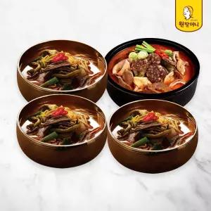 [원할머니] 명품육개장 600g 3팩 + 얼큰 순대국 600g 1팩