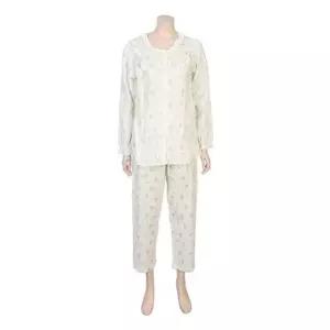 [갤러리아] G/비비안 면 화사한 우라기리소재 플라워나염 여성파자마 세트(WP8892R)CR