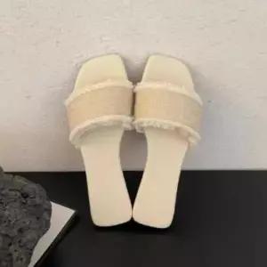 |CCS7EF5|여성용 편안한 여름 트위드 슬리퍼