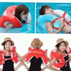 [원오안전] 여름휴가 조끼형 수영장 물놀이튜브 어깨형튜브 성인 바캉스   (본품)