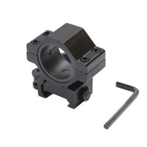 전문 위버 피카티니 레일 스코프 마운트 퀵릴리즈 토치 나이트 비전 서바이벌 조명용 30mm 25mm 1 인치 링