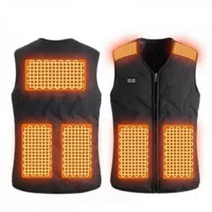 보온 골프러닝 열 방한 온열 열선 잔솔 발열조끼 전기