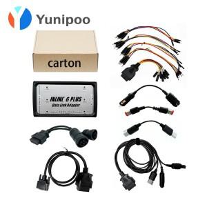 INLINE 6 Plus 데이터 링크 어댑터 v8.7 중장비 트럭 진단 도구 (커민스 인사이트 소프트웨어용 전문