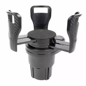 ( )차량 무빙 듀얼 컵홀더 자동차컵홀더받침 2열컵홀더 차량컵거치대 자동차뒷자석컵홀더 차량용음료거치대