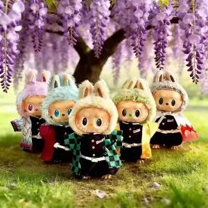 데몬 슬레이어 인형 옷 라부부 탄지로 네즈코 이노스케 의상 17cm 플러시 인형 액세서리 소년 소녀 파티 크