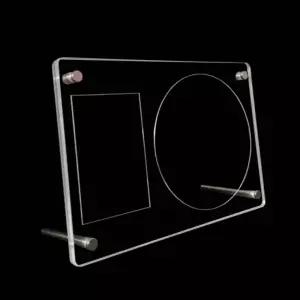 (옵션 CD 1+포카 1)아크릴 수납 보관 거치대 CD꽂이 CD홀더 CD거치대