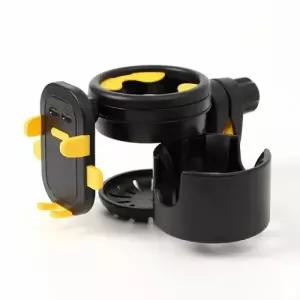 ( )회전형 유모차 거치대 핸드폰 유모차 스마트폰 거치대 집게형 운동