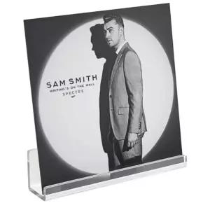 (타입 투명 1+1)LP 거치대 CD거치대 벽걸이 아크릴 전시대 수납장