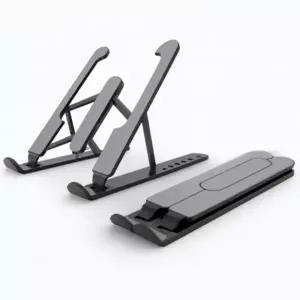 ( )노트북 거치대 대형 블랙 휴대용노트북거치대 노트북선반 노트북거치대휴대용 노트북삼각거치대 다각도