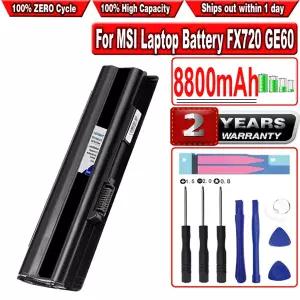 호환  HSABAT MSI GE60 GE70 시리즈 CR41 CX61 CR70 FR610 FR620 FR700 FX400 FX420 FX60 FX603 FX610 용 B