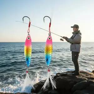 바이브레이션 메탈지그 3개입 20g 갈치 루어 낚시 미끼 세트