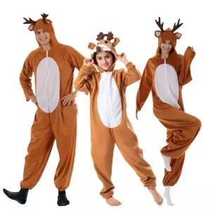 루돌프 코스프레 코스튬 여자 M 남자 옷 크리스마스