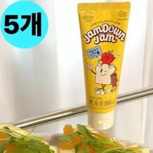 복음자리 짜먹는 잼 잼 시나몬 튜브 100g 5개