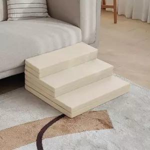 올웨이즈올펫 반려견 계단 접이식 슬개골 보호 논 PU 루미폴드 펫스텝 논 PU 루미 폴