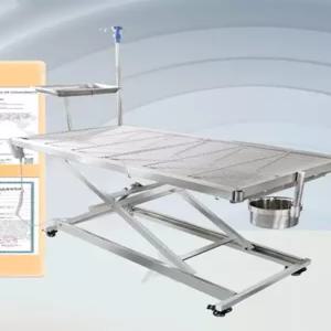 동물 수술대 진료대 진찰대 디럭스 리프팅 1.2mm 확대형 유압식 치료 테이블 수술침대