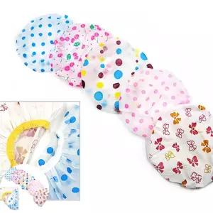 샤워캡 반투명 다회용 비닐 샤워캡 헤어캡 모자 헤어비닐캡