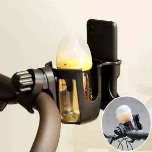 (선택 유모차핸드폰컵홀더)유모차 핸드폰 컵홀더 자전거 핸드폰 물병 물통 거치대 홀더