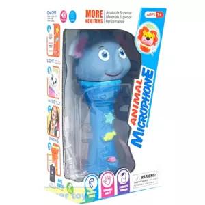 코끼리 토끼 동물모양 어린이음악마이크 유아완구 언어발달