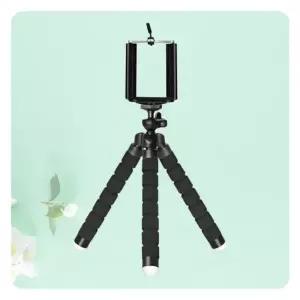 (색상 블랙)문어발 거치대 삼각 휴대폰 스마트폰 스탠드 휴대용