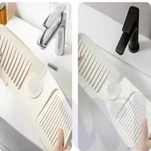 세면대 실리콘 패드 45cmx10cm 화장실악세사리 욕실비누받침 욕실비누거치대 화장실비누받침대 수전실리콘