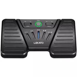 호환  Lekato Bluetooth 페이지 터너 페달 - 및 태블릿의 악보용 무선 풋 컨트롤러