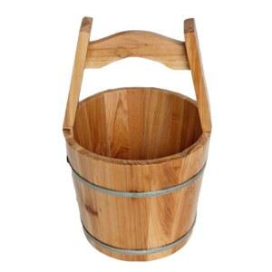 사우나 소품 통 말통 인테리어 작은 족욕 물통 전통 나무통 나무