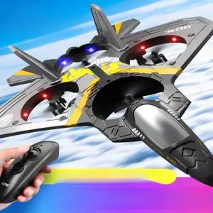 입문자용비행기 rc드론 선회조종완구 스티로폼 무선조종 모터 무선 터보 항공기