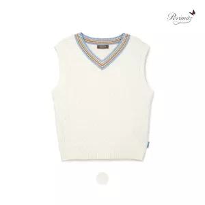 [스타필드 수원] 페리미츠 배색V넥니트베스트(P2611K401)