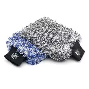 The Rag Company - 사이클론 울트라 워시 장갑 - 70/30 '건틀렛' 블렌드 한국 극세사, 폼 패딩, 긁힘 방지,