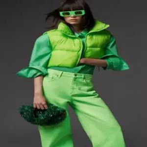 블랙팬서 여사친 캐주얼 스트리트 봄가을 다운 조끼 OPH3