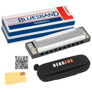 호너 블루스 파우치 하모니카 밴드 매뉴얼 오스틴 온라인 포함된 광택 바자회 천이 케이스