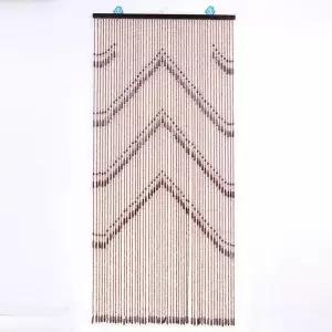 나무 구슬 커튼 주방 비즈발 거실 블라인드 인테리어 발 대나무발