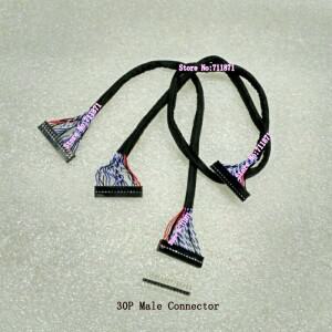 LVDS 스크린 라인 익스텐션 코드 수-암 30P 케이블 LCD 연장 25cm 핀