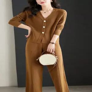 손오반 여친 니트 울 투피스 트레이닝복 봄가을 데일리룩 코디 키작 긴팔세트 세트 KUK1