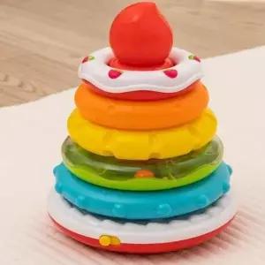 돌아기놀이 교구 케이크 장난감 링쌓기