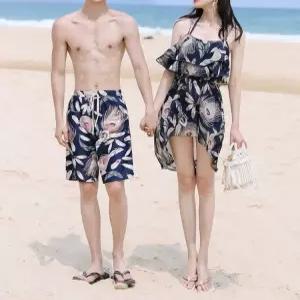 신혼여행 휴양지 커플룩 동남아 롱 쉬폰 비치