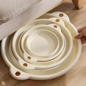 휴대용 접이식 바가지 2개 세숫대야 버킷