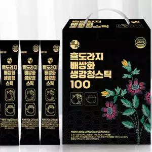 흑도라지 배 쌍화 생강 건강스틱10g100포 세트 부모님 단체 선물 골프 등산