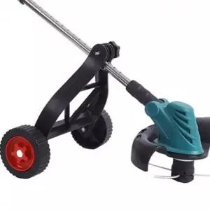 바퀴 제초기 보조 고정 예초기 받침대 이동 거치대