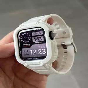 스마트워치 스트랩 메탈 브레이드 커버 세트 시계줄 보호