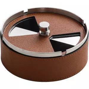 모던 메탈 스테인리스 가죽 재떨이