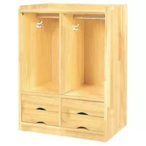 하단서랍 문없는 유아용 튼튼 원목 옷장 사진관 아담한 의상정리 교실