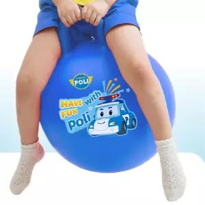 유아 로보카폴리 타는 손잡이 에어 점핑볼 승용 장난감 신체활동 아이선물 스포츠