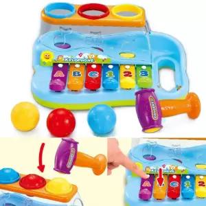 유아 공넣기 망치 두드리기 소형 실로폰 악기 장난감 어린이집 음악연주 아동완구