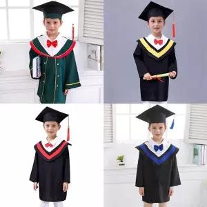 남녀공용 합창단 졸업사진 학사복 세트가운 학사모