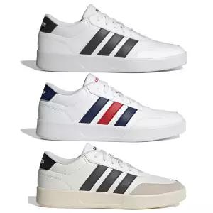 아디다스 브레이크넷 화이트 블랙 남성 여성 스니커즈