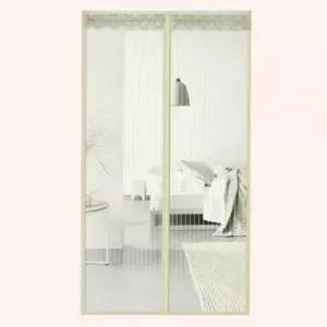 문 모기장(100x200cm) (베이지) 현관문방충망 현관모기장