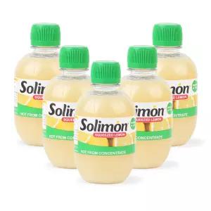 솔리몬 스퀴즈드 레몬즙 280ml X 5병 레몬 주스 원액